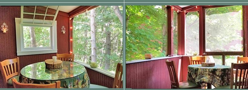 Tree House Cafe Seasonal Porch Seating
