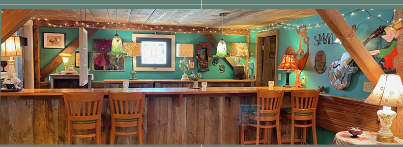 Tree House Cafe Distanced Bar Seating