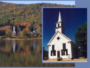 Little White Church in Eaton New Hampshire
