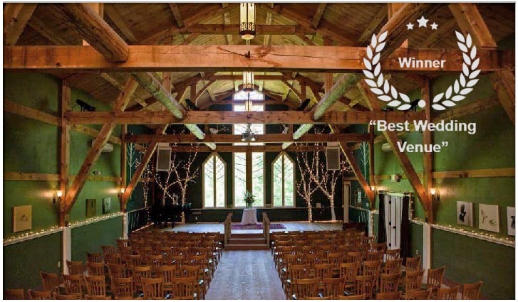 Stone Mountain Timber Frame Barn - Best Wedding Venue Winner